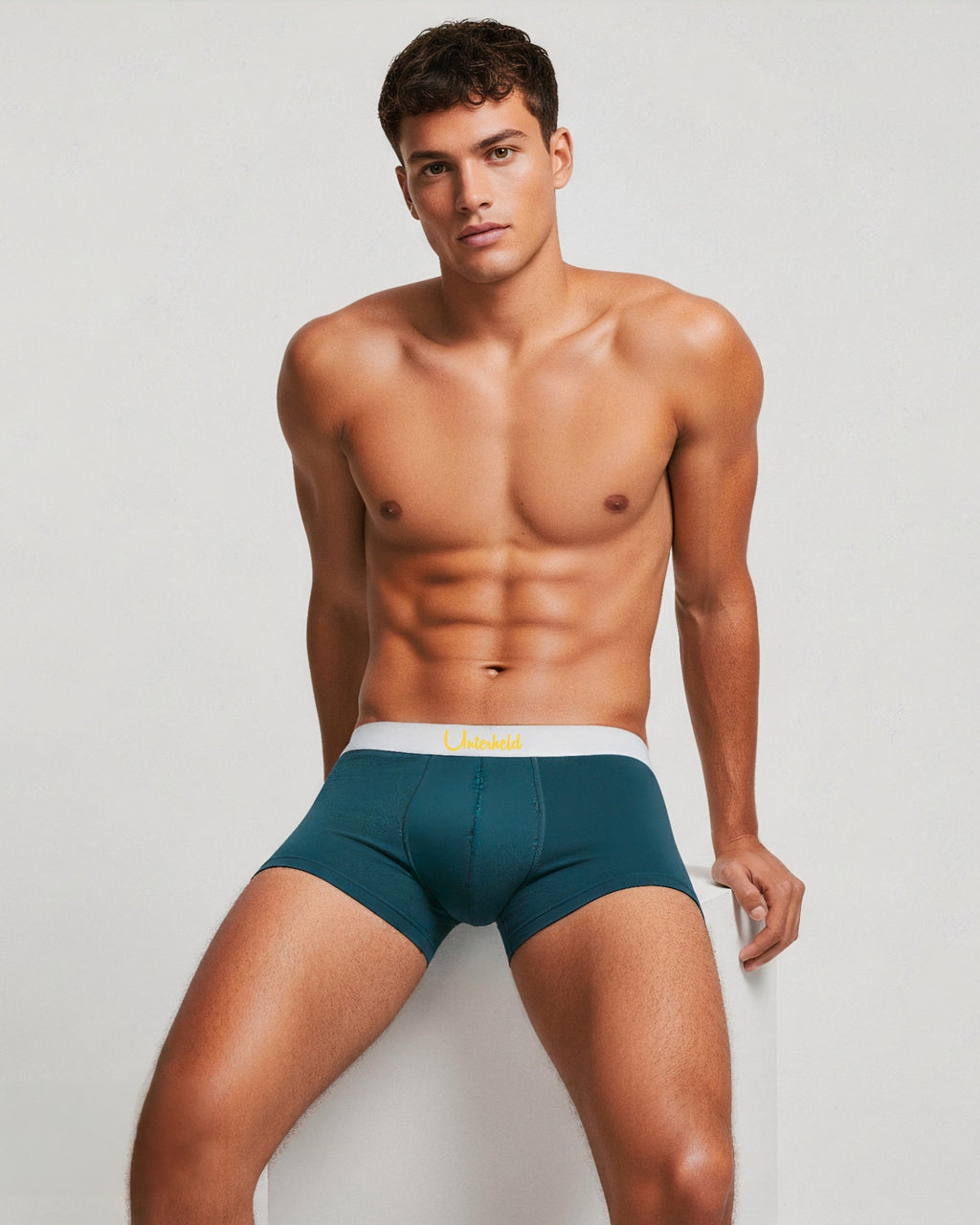 Everyday Hero – Boxershorts Herren aus TENCEL™ Modal | Petrol Pulse